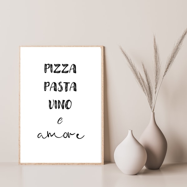 Pasta Poster Etsy