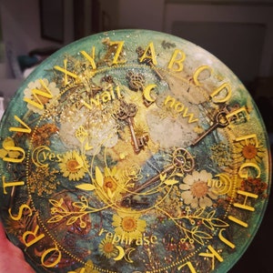 Tablero de péndulo personalizado: Tablero de péndulo de bruja en ciernes de 20 cm imagen 4