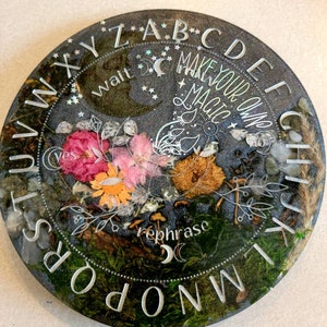 CUSTOM 8&quot; Budding Witch Pendulum Board | Large Pendulum Board | Pendulum Board | Budding Witch Series | Divination Tools | Altar Tools |