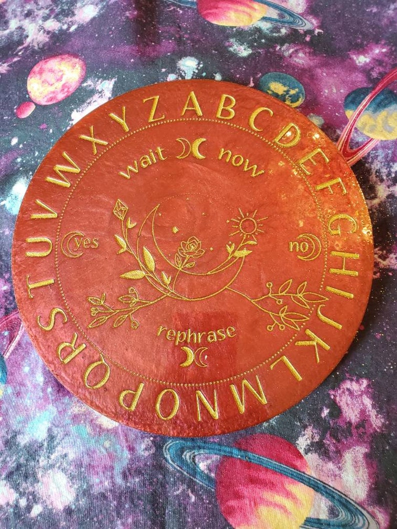 Tablero de péndulo personalizado: Tablero de péndulo de bruja en ciernes de 20 cm imagen 8