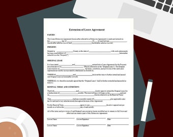 Lease Extension Agreement