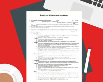 Landscape Maintenance Agreement