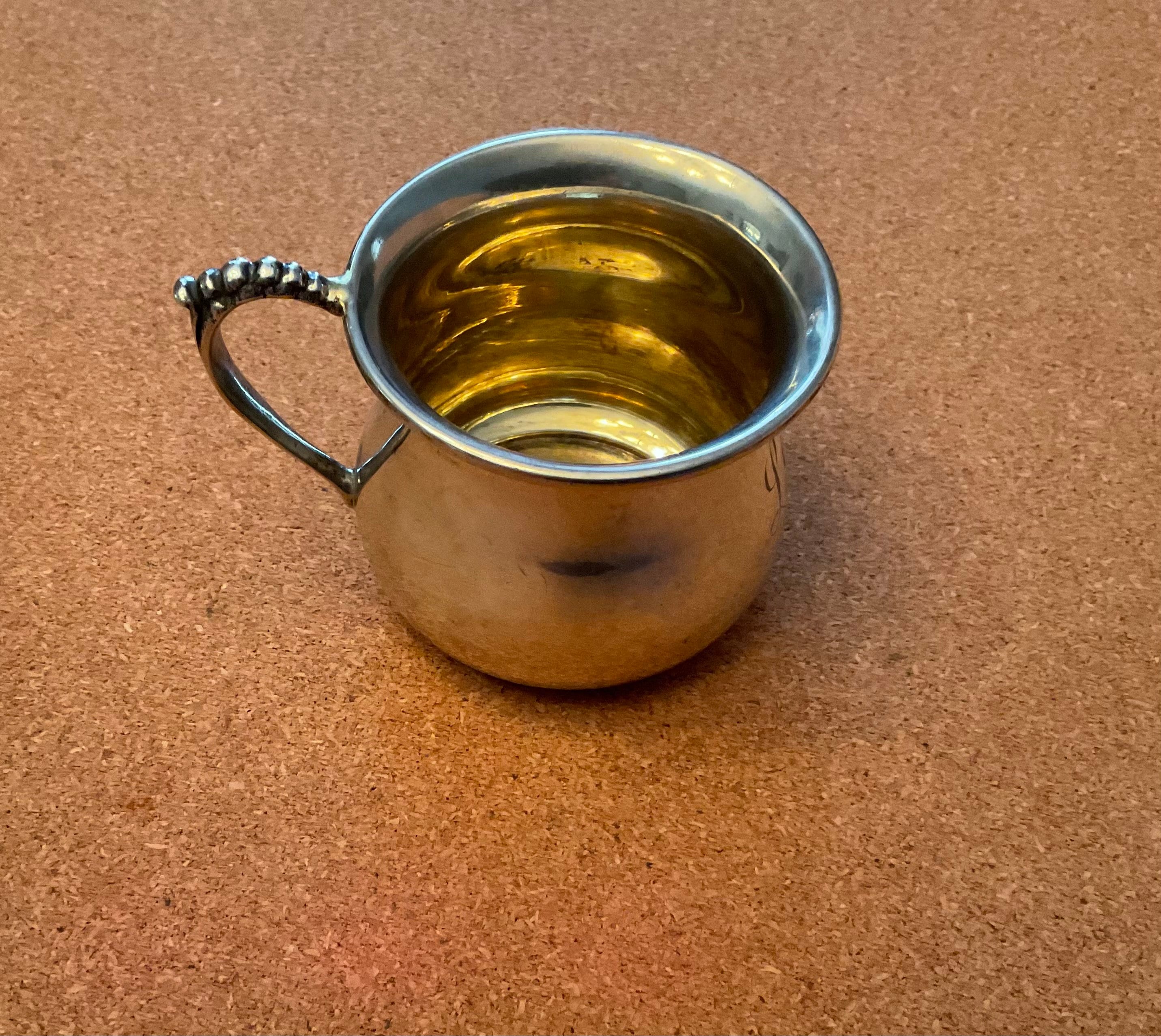 Birks Sterling Silver Baby Cup. Laura Etsy