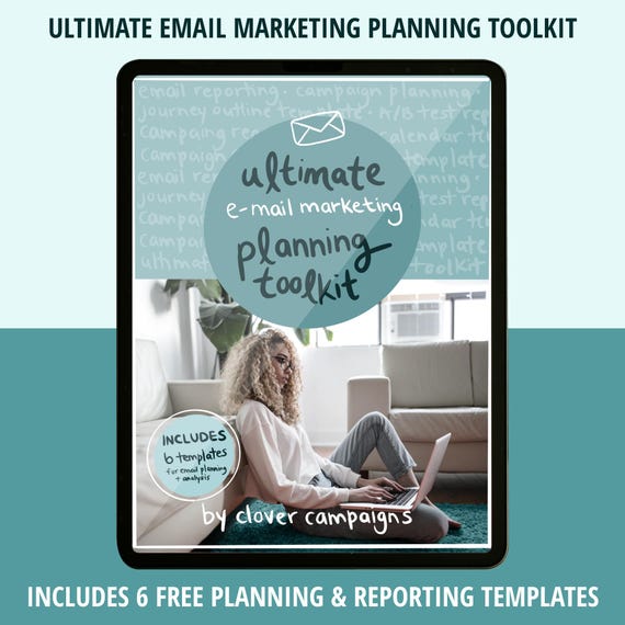 Ultimate Email Marketing Toolkit | 6 Editable Templates for Planning Campaigns, Journeys, Calendar & Reporting