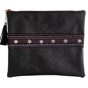 MIRROR - Clutch, hand bag, leatherette handbag