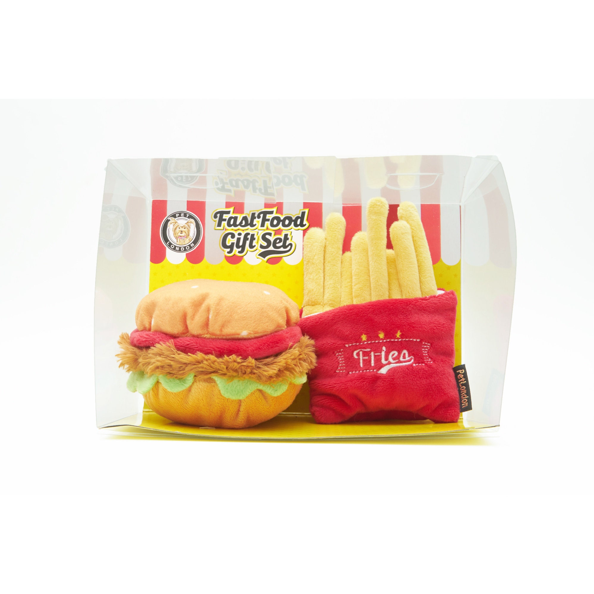 Dog Plush Toy Fast Food 2piece Gift Set Etsy