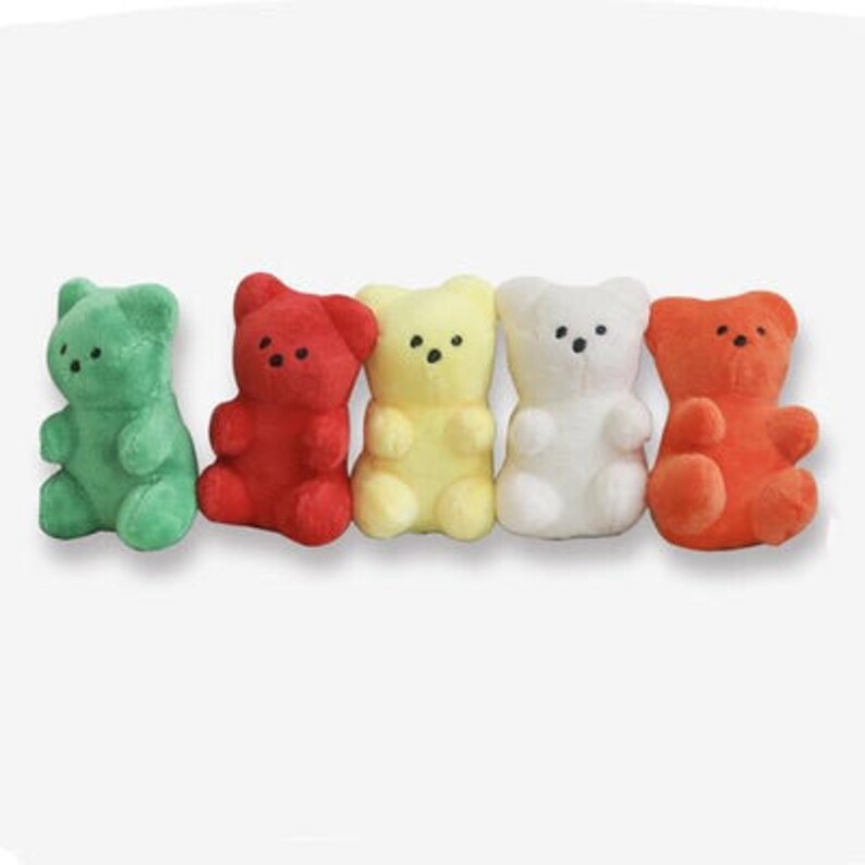 Mini Gummi Bear Tiny Dog Toy Etsy