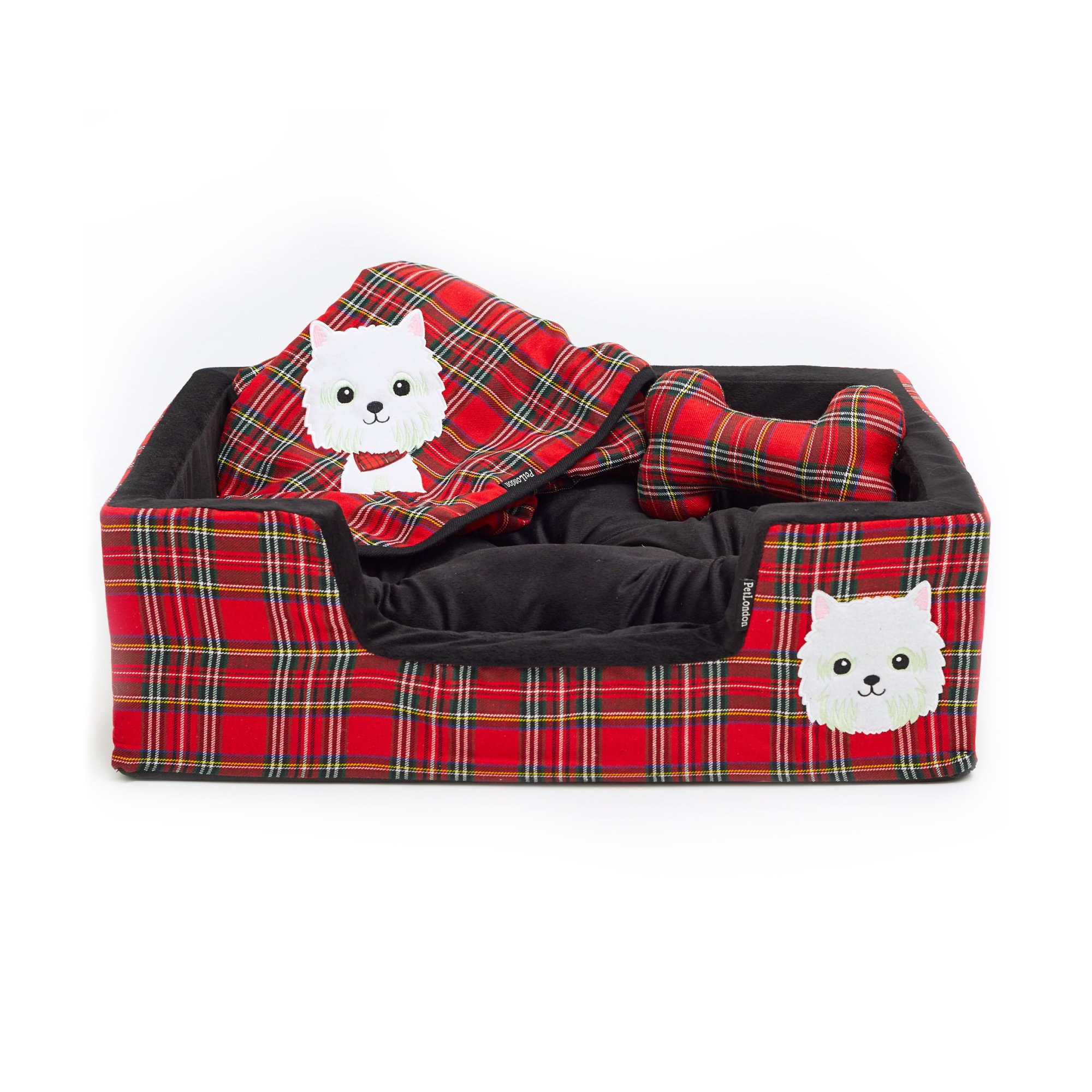 Scottish Plaid Dog Beds Etsy