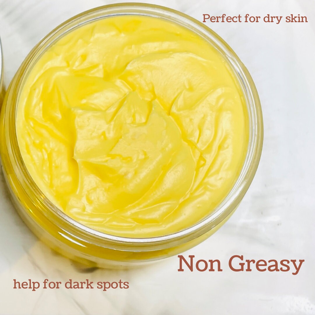 Brightening Body Butter for Moisturising and Glowing Skin, Whipped Kojic Acid Body Butter, Body