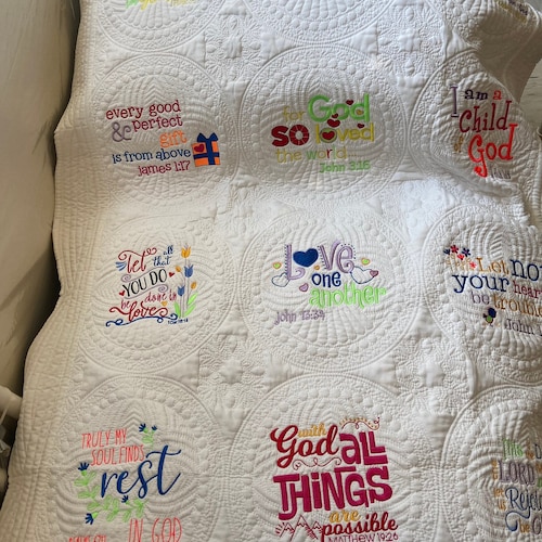 Lap Size Prayer Blanket Etsy