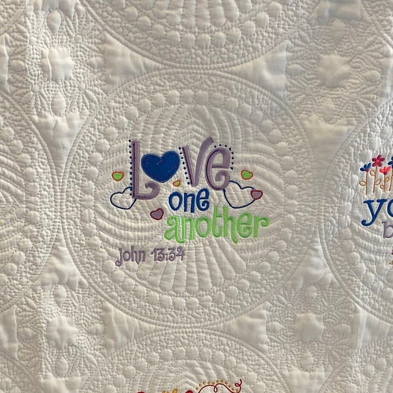 Lap Size Prayer Blanket Etsy