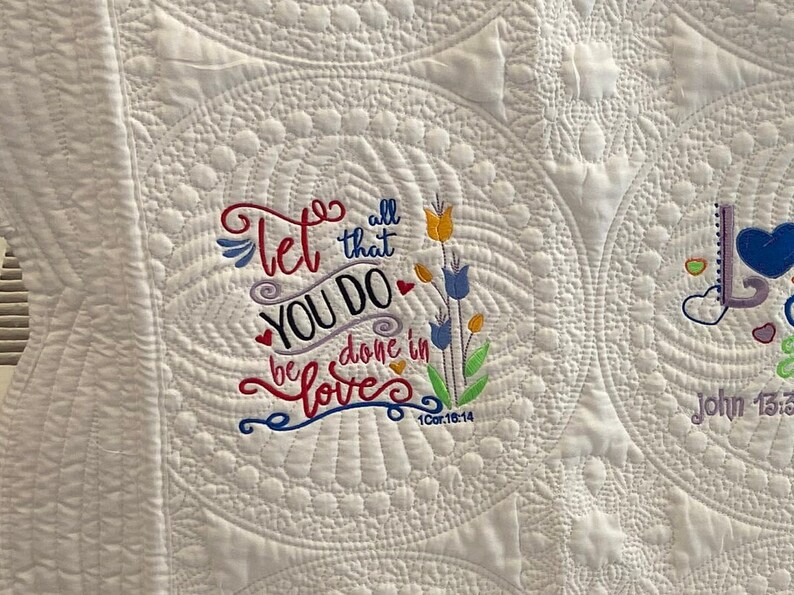 Lap Size Prayer Blanket Etsy