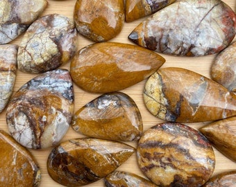 Fancy Jasper Large Cabochon / Tumblestone AAA+ 45mm upwards