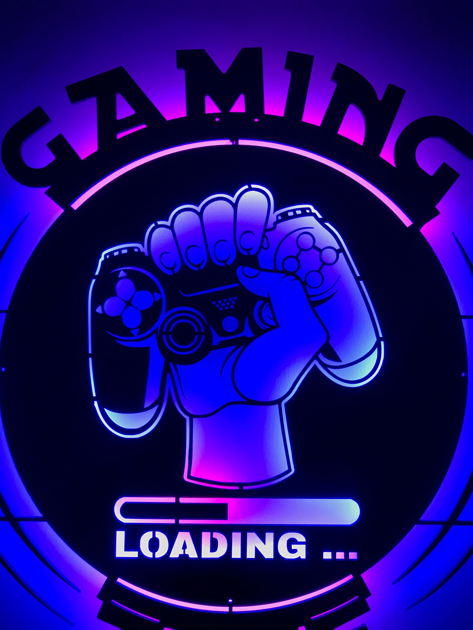 Gaming Zone Decoration Gaming Zone Wall Art Game Room Decor Etsy