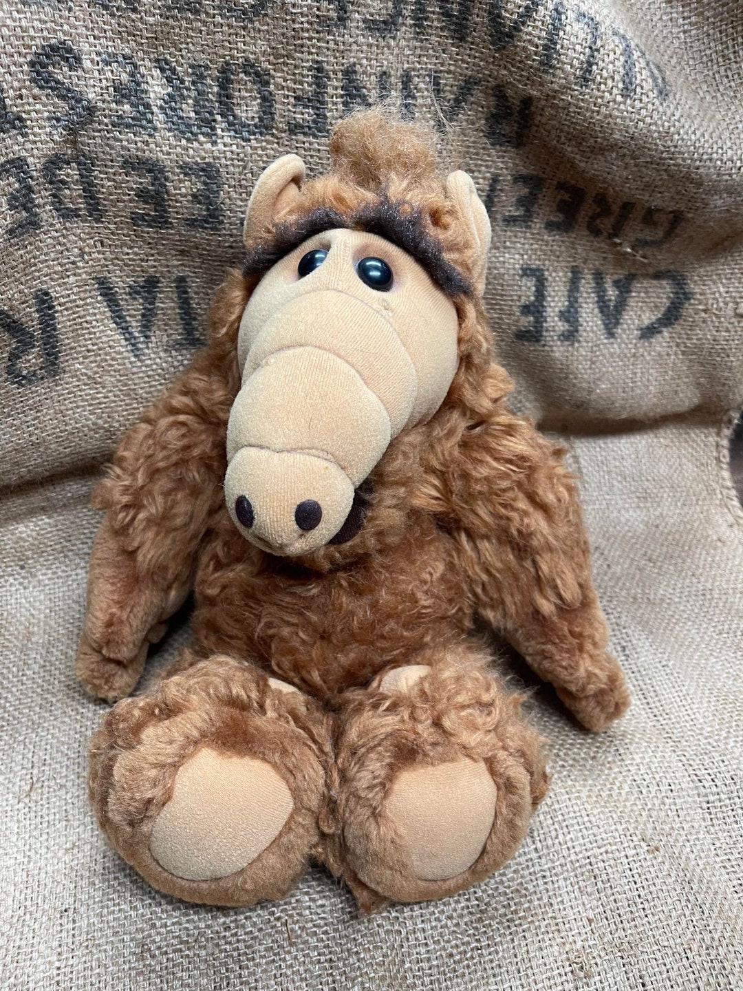 ALF 1986 Plush 18 ALF Stuffed Animal Doll Toy Alien Etsy