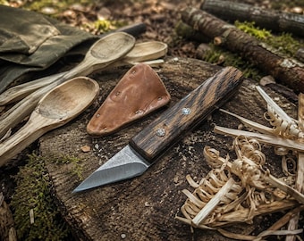 Bourbon Barrel Handle Bushcraft and Camping Carving Tool