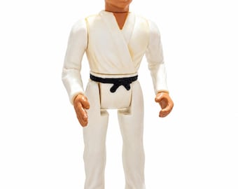 1986 Remco Toys Daniel LaRusso Karate Kid Action Figure, 80s Movie Collectible, Cobra Kai