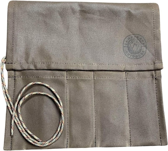 Rotolo Di Attrezzi Bushcraft, Rotolo Di Utensili Da Campeggio - Foto 9