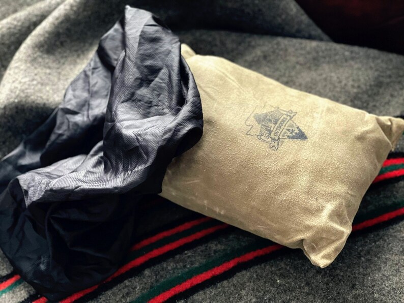 Camp Skillet Bag Waxed Canvas Bag Camp Cookware Cast Iron Etsy