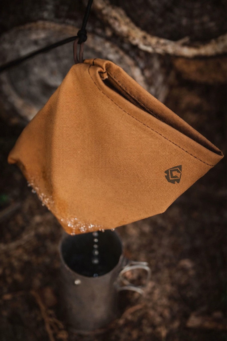 Canvas Water Filter PreFilter: Bushcraft Camping Survival Gear bild 2