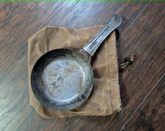 Vintage #39 Cowboy Skillet: 6" Cold Handle Camp Cookware