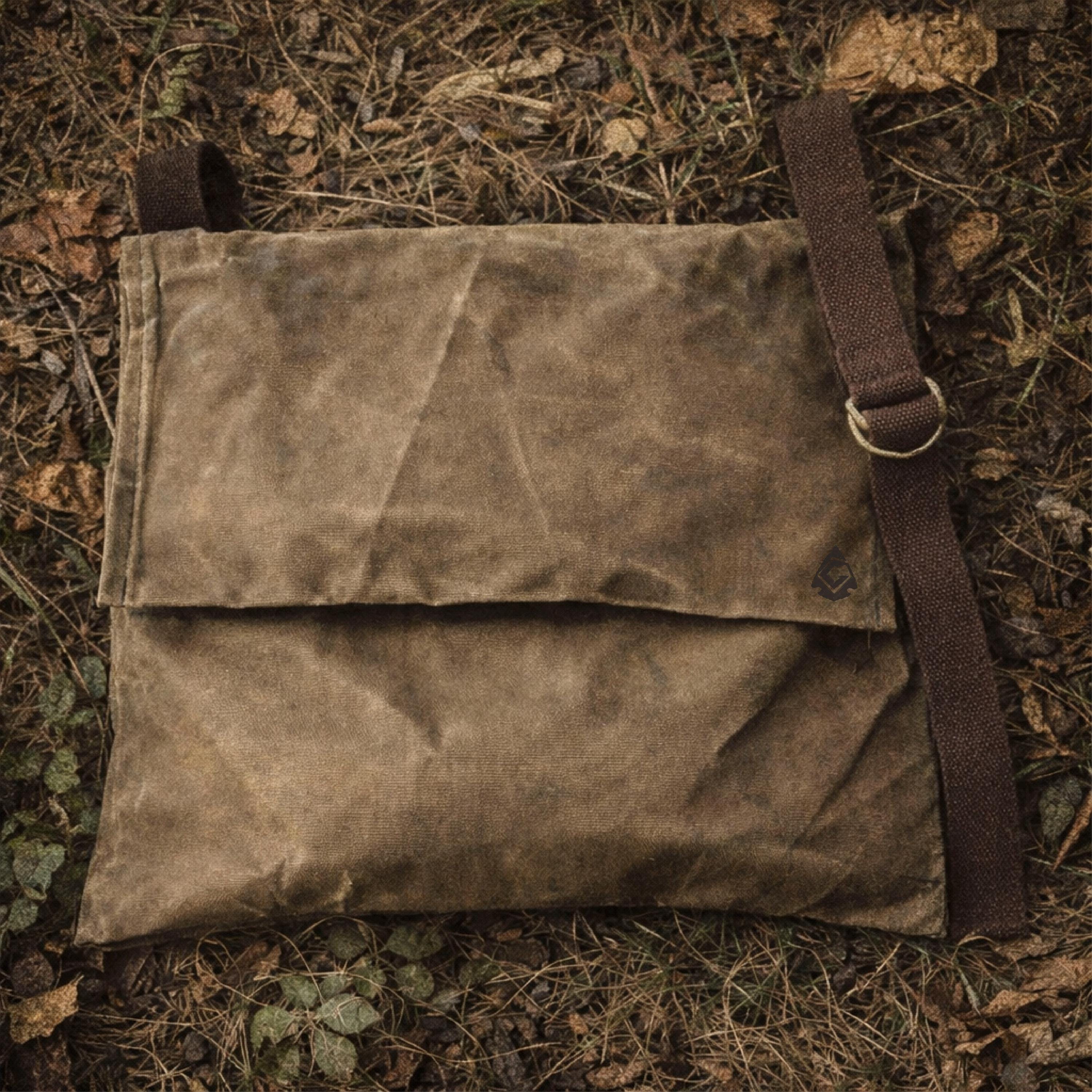 XL Waxed Canvas Haversack: Bushcraft Survival Shoulder Bag - Etsy