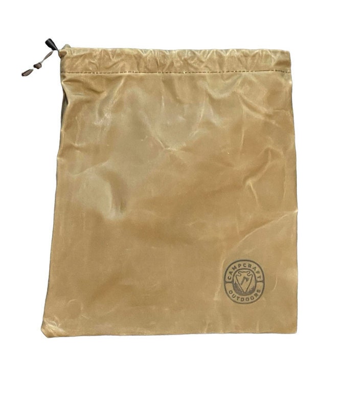 Camp Skillet Bag Waxed Canvas Bag Camp Cookware Cast Iron Etsy