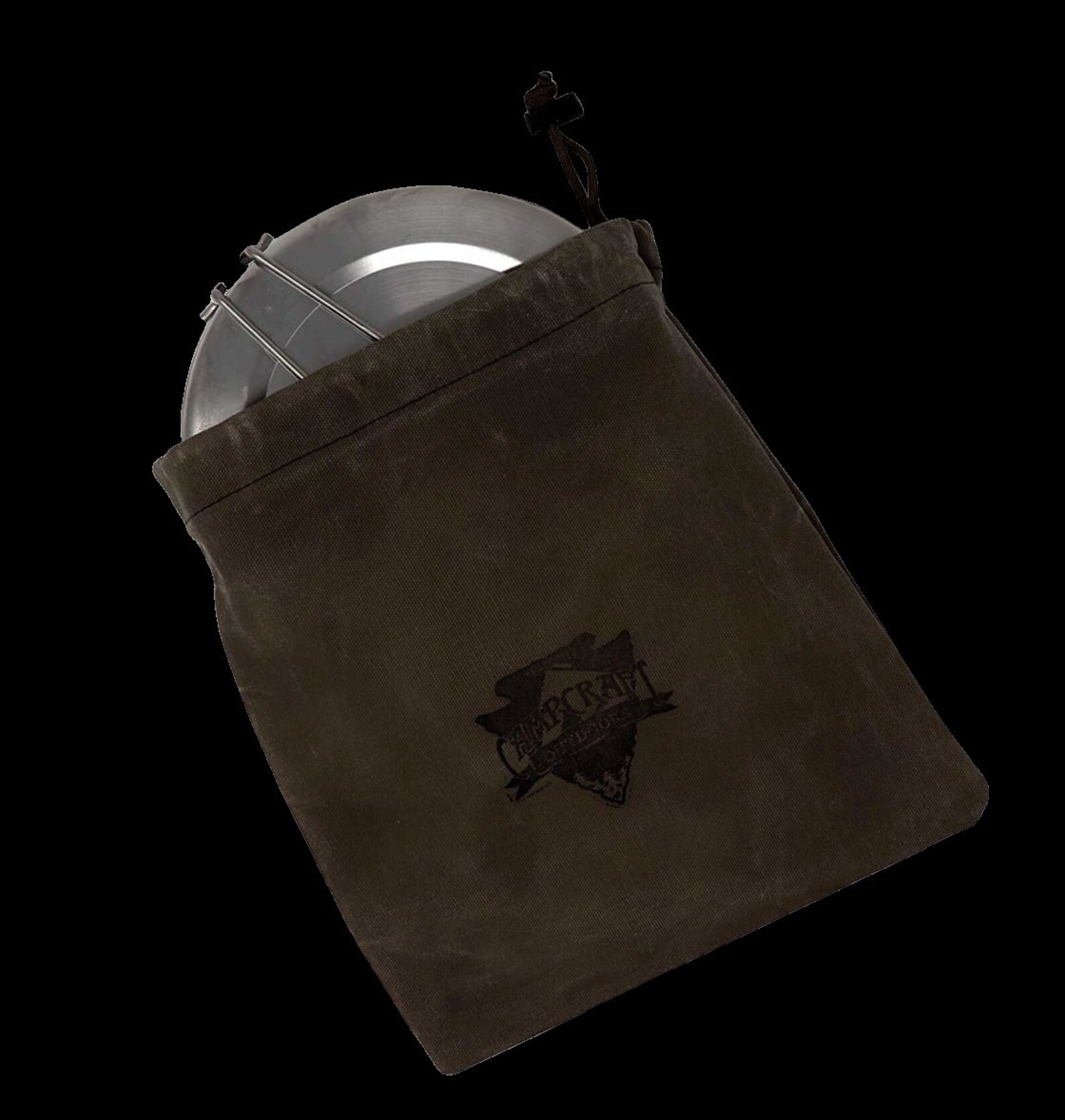 Camp Skillet Bag Waxed Canvas Bag Camp Cookware Cast Iron Etsy