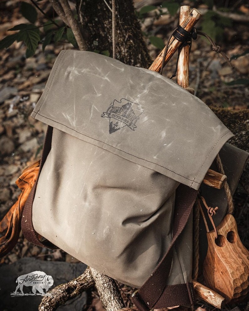 XL Haversack Bushcraft Haversack Survival Kit Waxed Canvas Etsy Canada