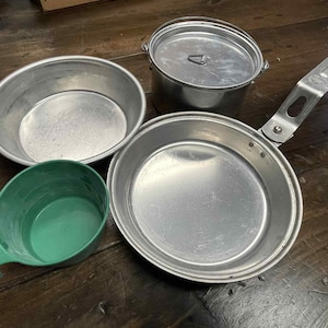 PALCO BSA Mess Kit, Vintage Camping Gear, Scouts, Girl Scout, Survival, Bushcraft Gear, Cookware