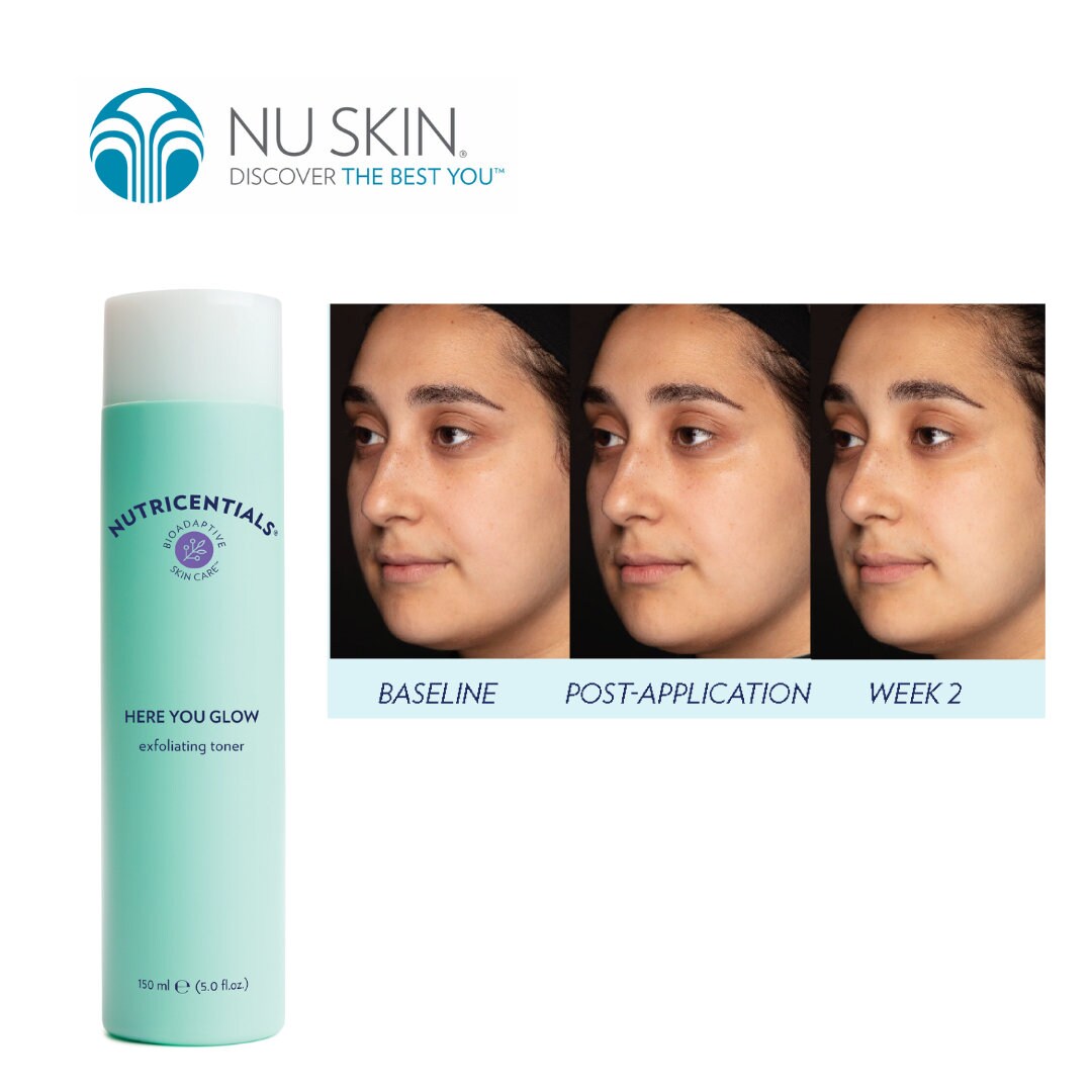 Nu Skin Here You Glow Exfoliating Toner Skincare for Oily