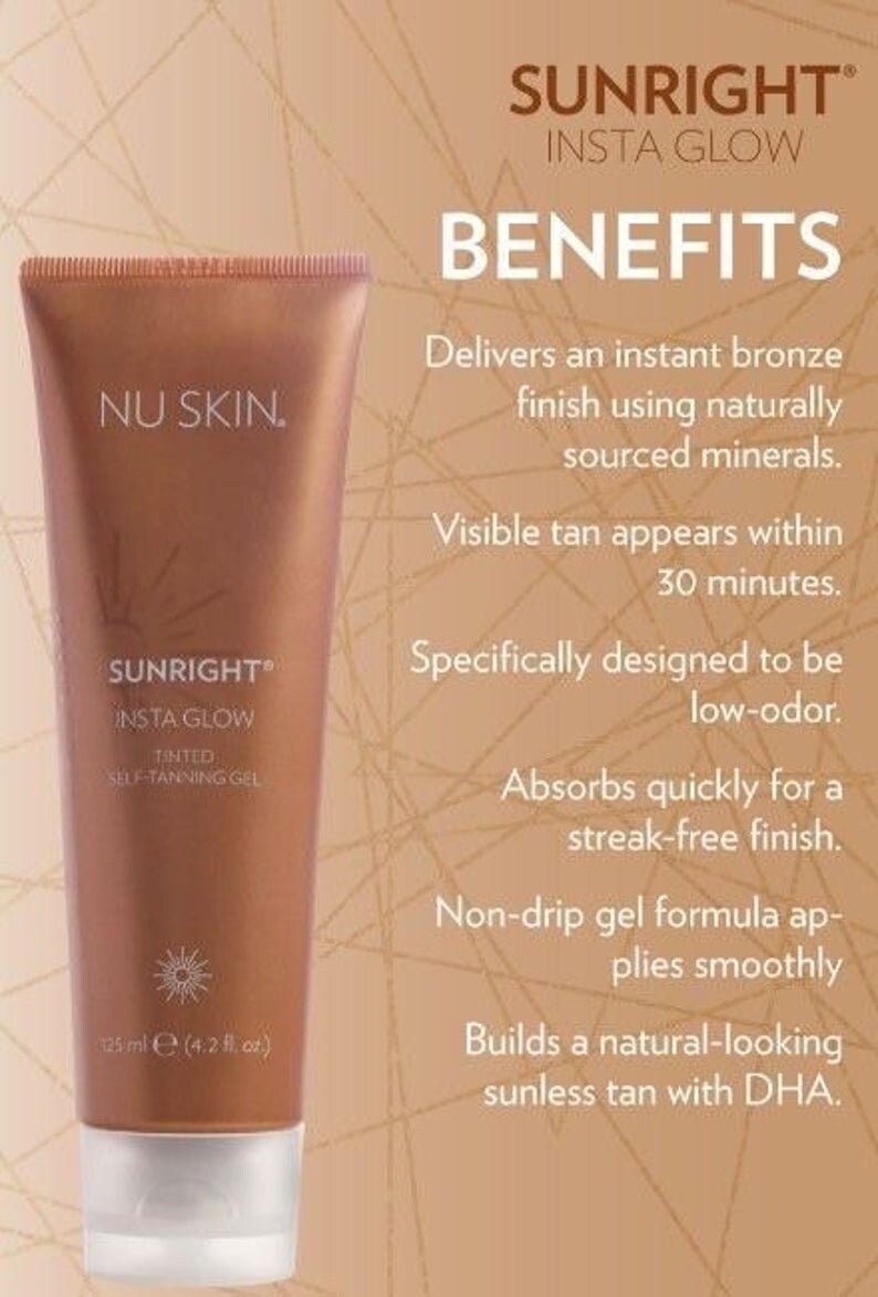 Nu Skin Sunright Insta Glow Sunless Tanner Etsy