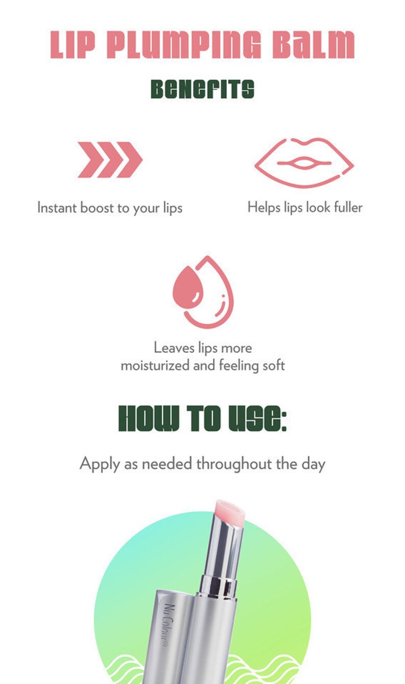 Lip Plumping Balm Nu Colour Nuskin Lip Plumper Instant Lip Etsy