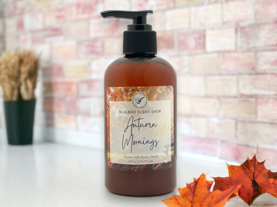 Goats Milk Body Wash Autumn Mornings Scent Shower Gel Etsy