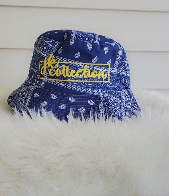 Bandana Bucket Hats Etsy