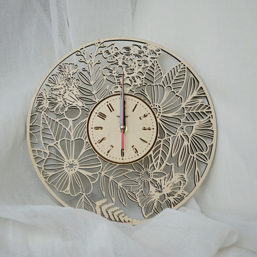 Unique Wall Clock Kitchen Living Room Bedroom Personalized Home Decor ...