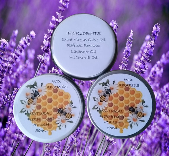Natural Beeswax and Lavender Wood and Furniture Polish