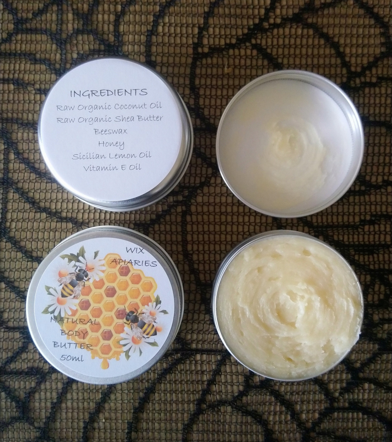 Coconut oil Shea butter Honey and Beeswax Scented Soft Body Etsy.de