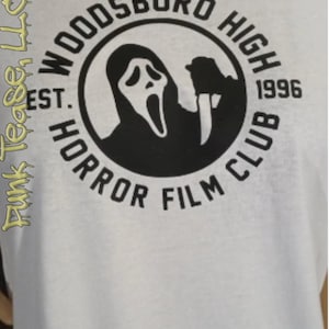 Woodsboro HS Horror Film Club tee