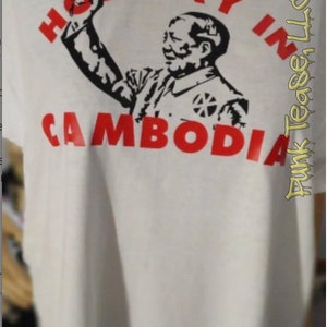 Dead Kennedys “Holiday in Cambodia” Tee