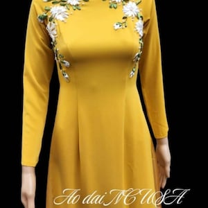 Vietnamese dress Ao Dai long dress
