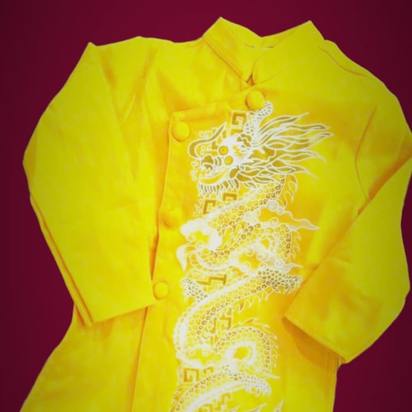 Boy Vietnamese Ao Dai| Modern panting dragon Ao Dai For Boy | Ao Dai Be Trai | Ao Dai Vietnam | Vietnamese Tet | Tet 2024