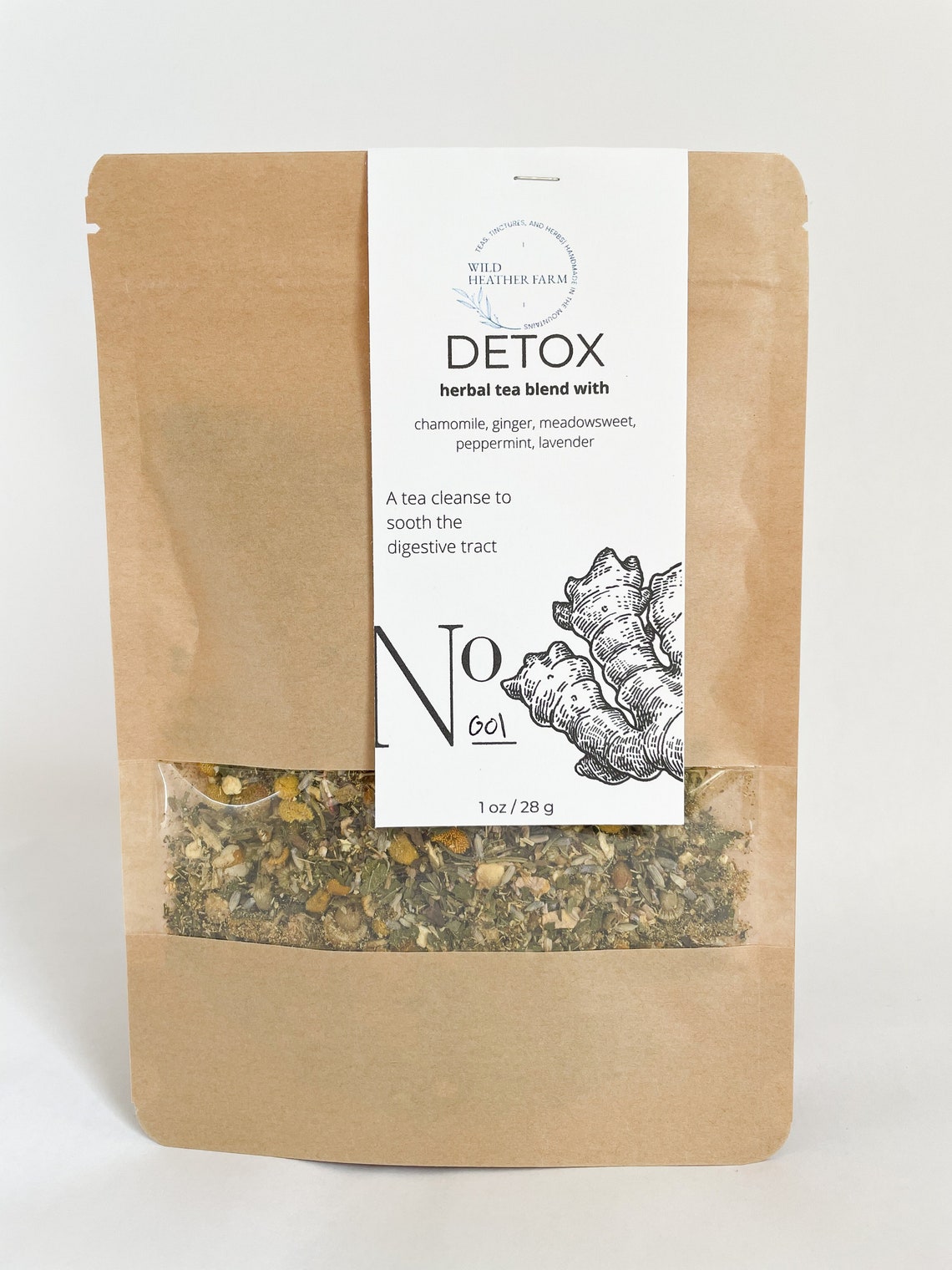 Detox Natural Herbal Tea Blend Etsy