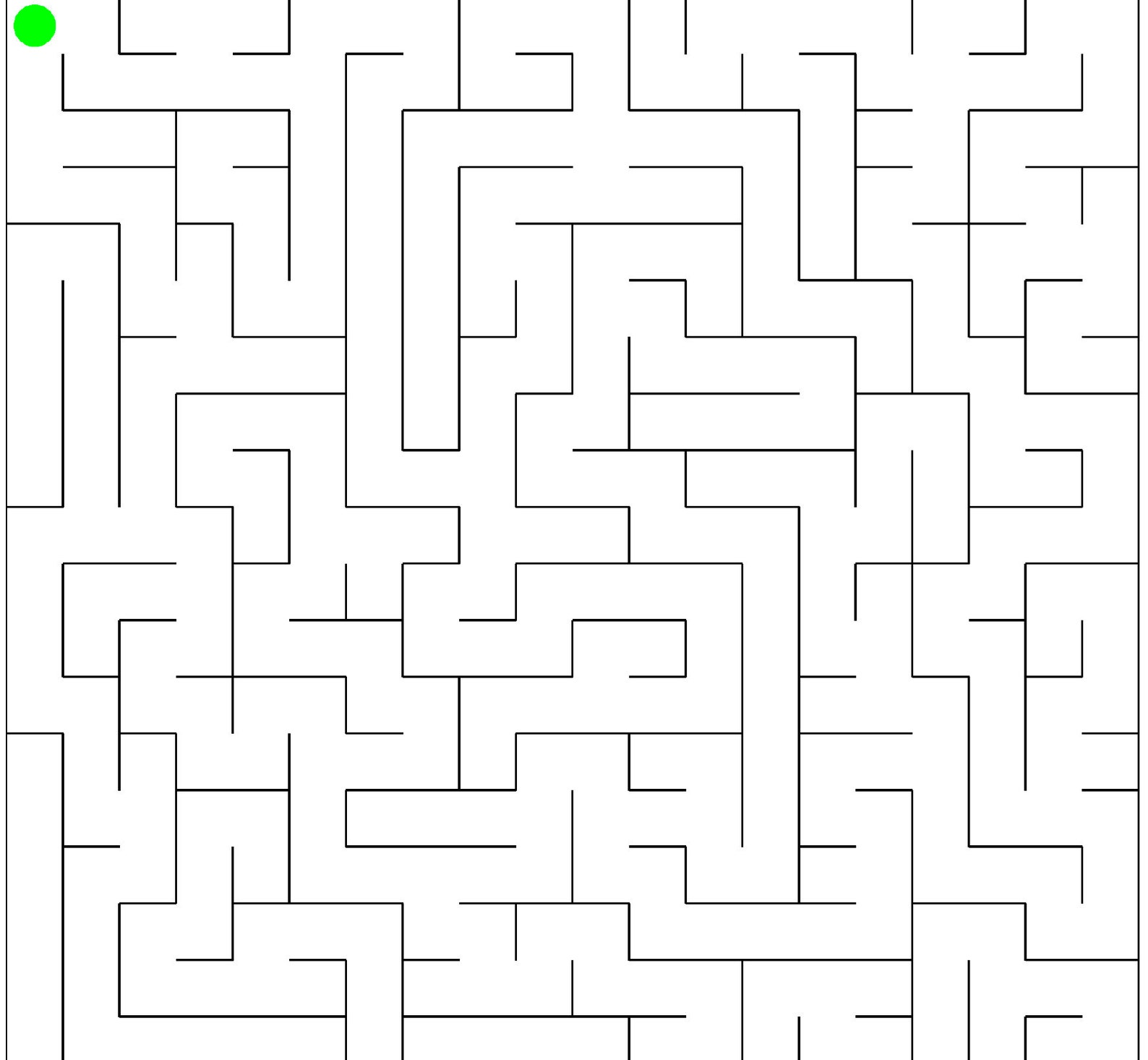 50 Square Mazes W/ Solutions PDF Download Printable Mazes for Kids, Fun