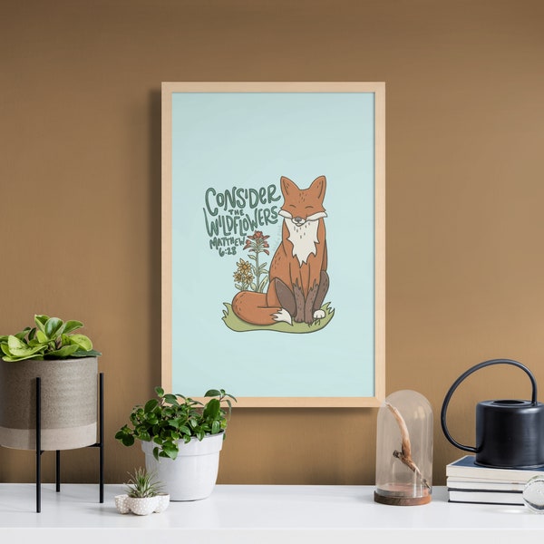 Consider the wildflowers print etsy