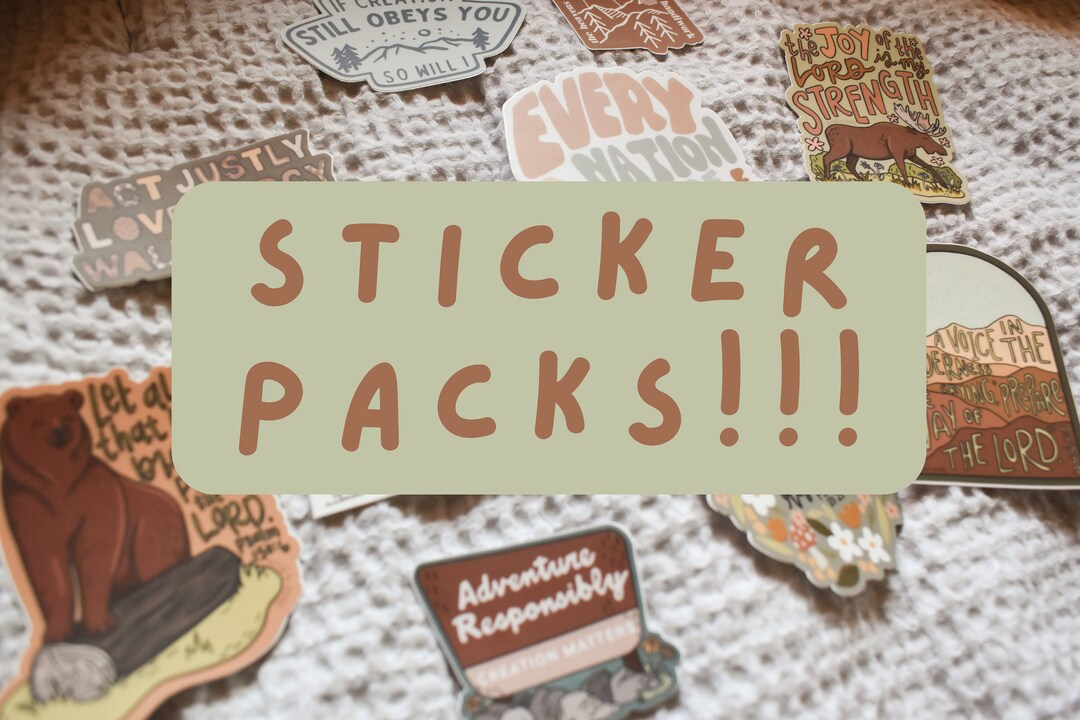 Sticker Packs - Etsy
