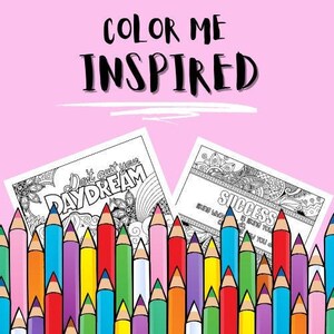 40 Inspirational and Whimsical Coloring Pages for Adults and Kids!