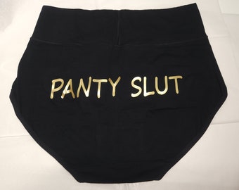 Med Panty Sl@t Plus Size Brief, black  Ready-To-Go