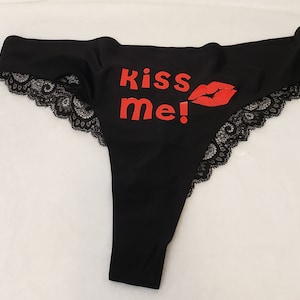 Kiss Me Floral Lace Plus Size Panty
