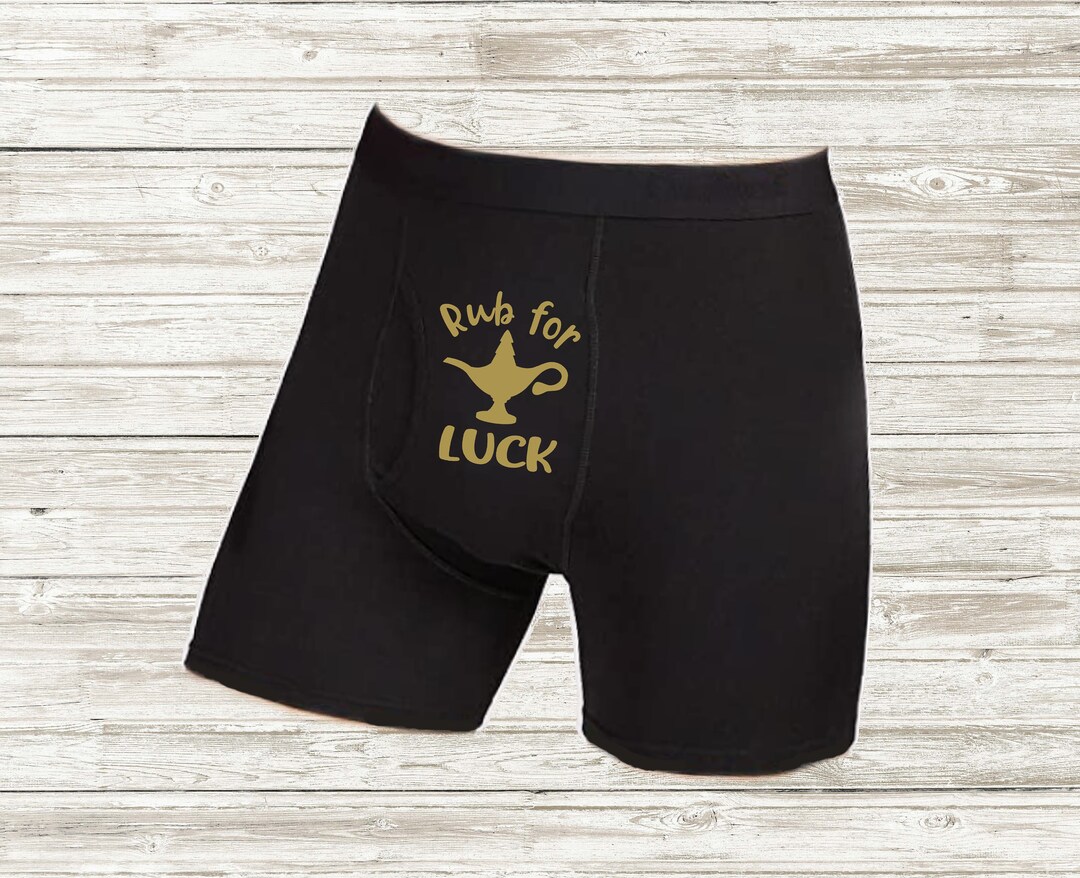 Rub for Luck Men Boxer Brief Size Ass Slut Booty Big Man Sexy Naughty ...